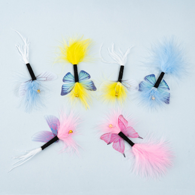 1pcs New cat toy feather replacement head