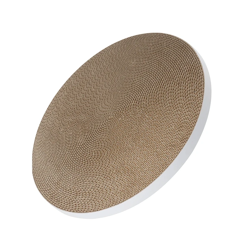 Cat's Favorite Toy Cat Scratcher Cardboard With Circle Track Catnip Ball and Bell