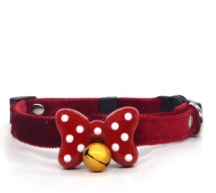 Cute flannel cat safety collar