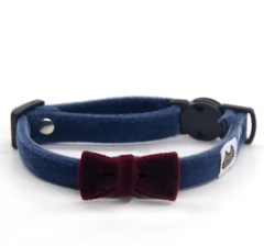 Cute flannel cat safety collar