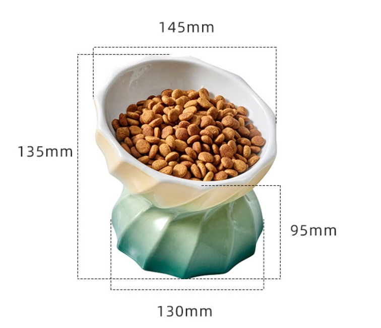 Ceramic cat bowl for pets