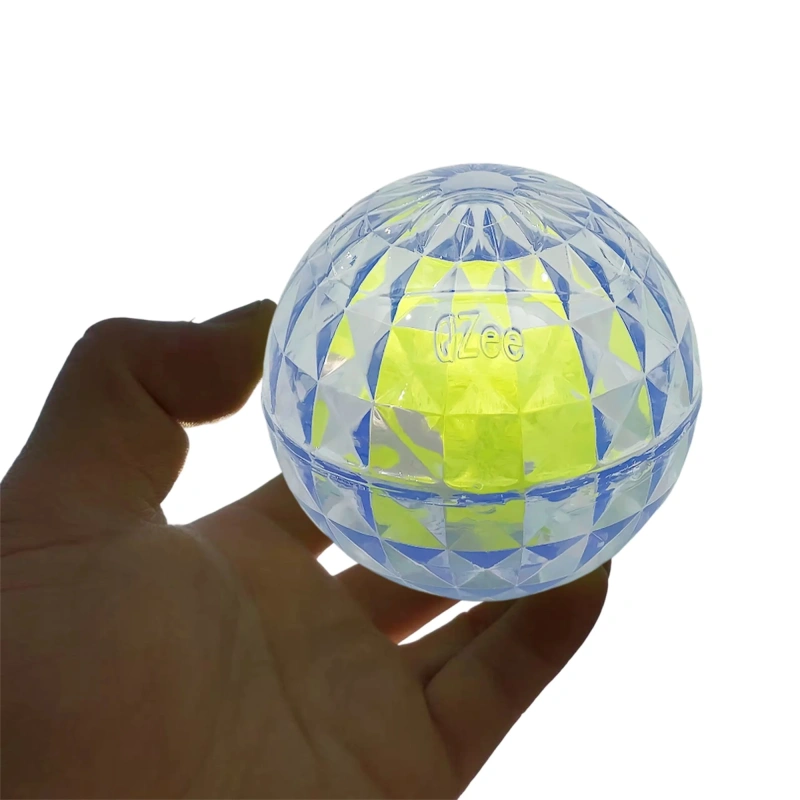 Pet Toy Ball Small Durable Interactive Chew Toy with Squeaker for Dogs Portable Bouncy Ball for Playtime