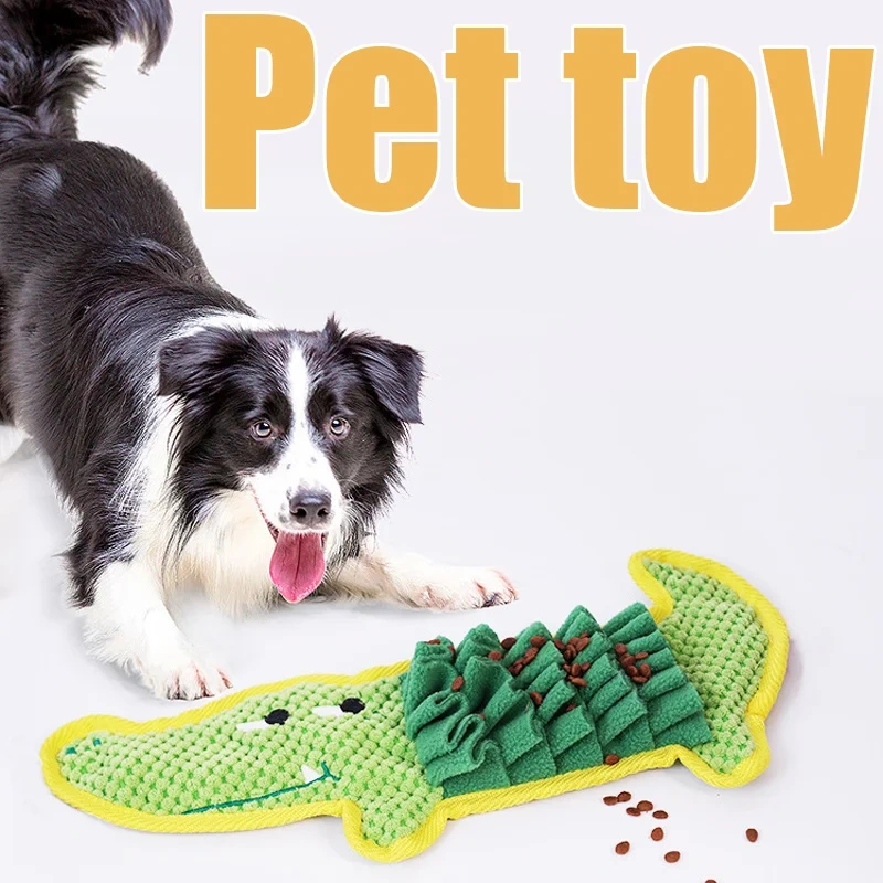 Animal Shape Dog Sniffing Mat: Foraging Training Interactive Slow Feeder Toy for Stress Relief & Mental Stimulation,Gift for Pet