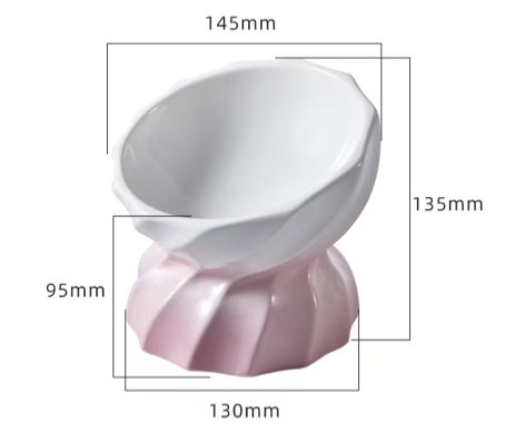 Ceramic cat bowl for pets