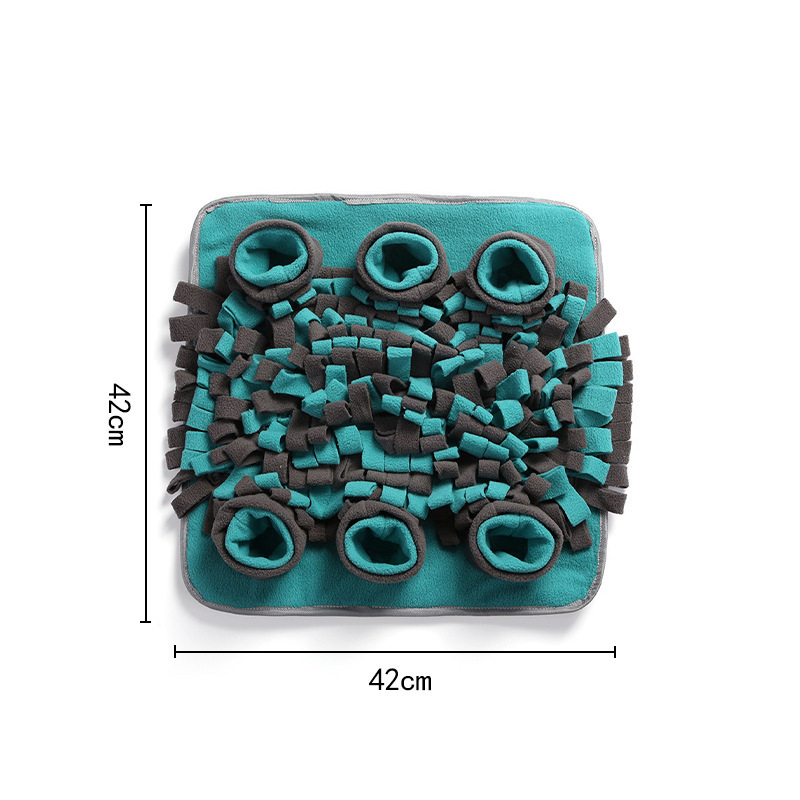 Pet Dog Snuffle Mat Nose Smell Training Sniffing Pad Dog Puzzle Toy Slow