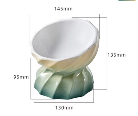 Ceramic cat bowl for pets