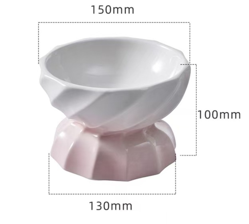 Ceramic cat bowl for pets