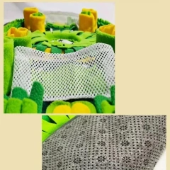 Interactive Snuffle Mat Dogs Cats Soccer Field Design Hide Seek Treat Puzzle Mental Stimulation Anxiety Relief Pet Training Pad