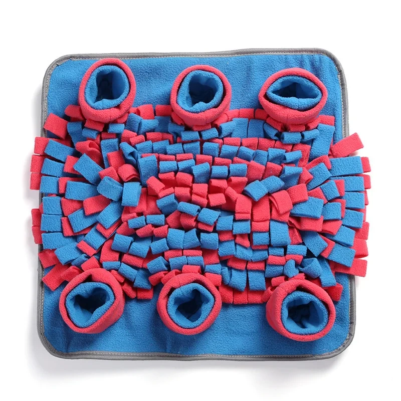 Pet Dog Snuffle Mat Nose Smell Training Sniffing Pad Dog Puzzle Toy Slow Feeding Bowl Food Dispenser Carpet Washable Dog toys