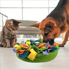 Dog Foraging Mat Dog Enrichment Toy Indoor Foraging Mat Puzzle Dog Toy For Small And Medium Dogs Encourages Natural Foraging