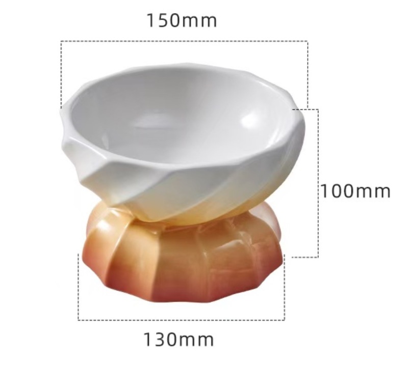 Ceramic cat bowl for pets