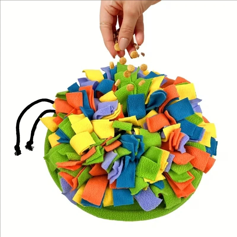 Dog Foraging Mat Dog Enrichment Toy Indoor Foraging Mat Puzzle Dog Toy For Small And Medium Dogs Encourages Natural Foraging