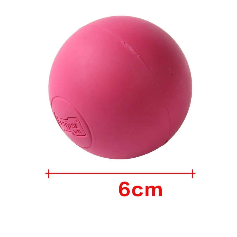 Wholesale Luxury Simple Style Dog Toys Yellow Pink Rubber Elastic Solid Ball Molar Interactive Training Ball for Dogs