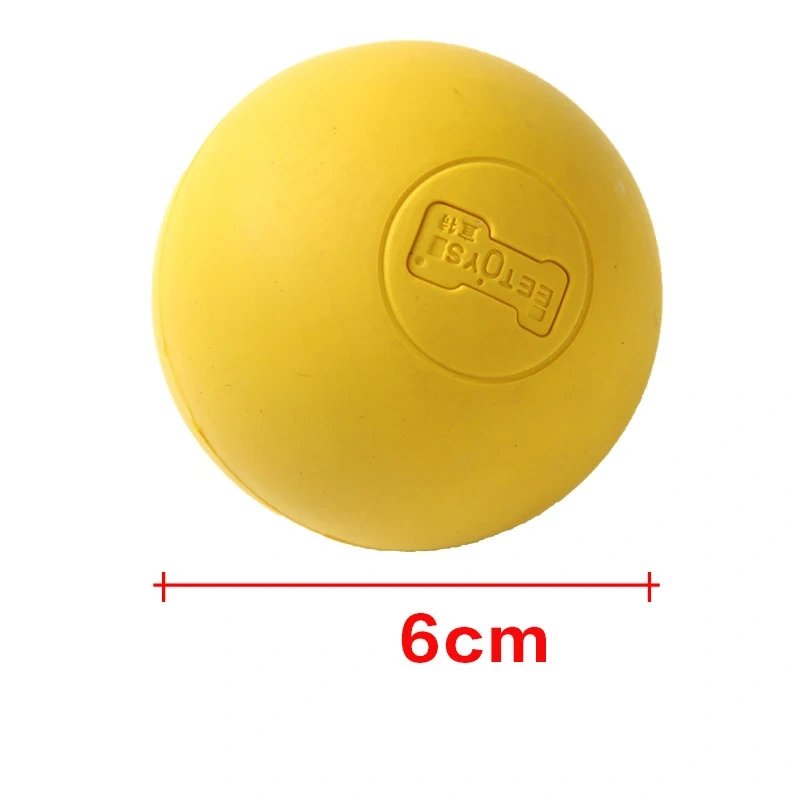 Wholesale Luxury Simple Style Dog Toys Yellow Pink Rubber Elastic Solid Ball Molar Interactive Training Ball for Dogs