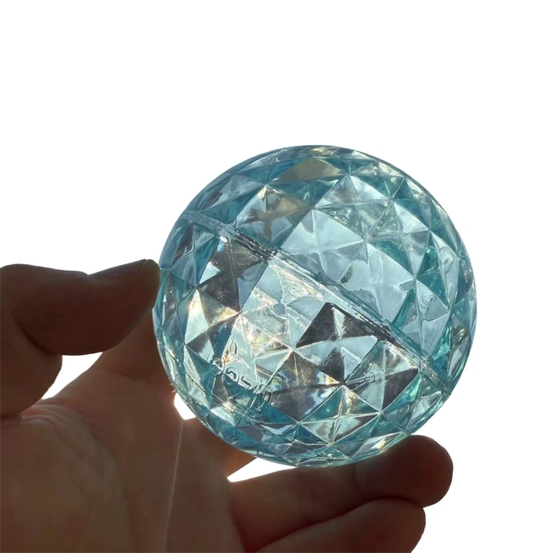 Pet Toy Ball Small Durable Interactive Chew Toy with Squeaker for Dogs Portable Bouncy Ball for Playtime