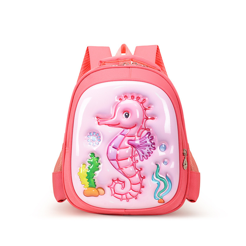 Polyester with a Trendy and Cute Cartoon Design School Backpack for Kindergarten Child