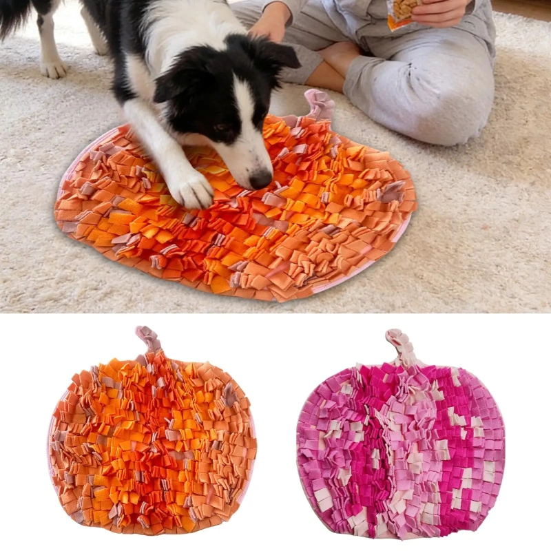 Dog Snuffle Mat Pet Treat Dispenser Toy Dog Enrichment Toys Puppy Breed Natural Foraging Dog Skills Training Stress Relif Pad