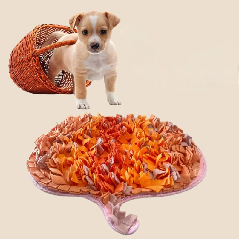 Dog Snuffle Mat Pet Treat Dispenser Toy Dog Enrichment Toys Puppy Breed Natural Foraging Dog Skills Training Stress Relif Pad