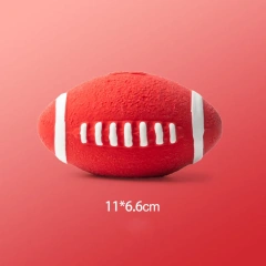 Durably Squeak Toys for Dogs Rugby and Tennis Ball Styles Interactive and Entertaining with Sound Features for Boredom Relief