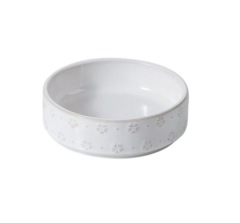 Eco-Friendly Durable Ceramic Pet Food Bowls with Wooden Stand 2 in 1 Protective Cervical
