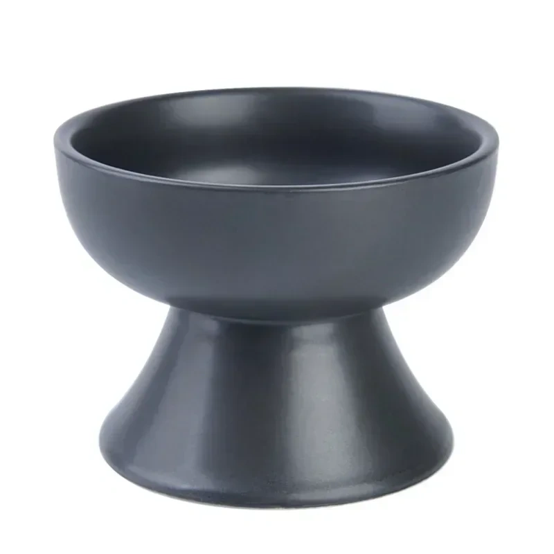 Ceramic Pet Bowl Neck Protection Cat Food Bowl with High Appearance High Quality and Safety Material High Foot Bowl