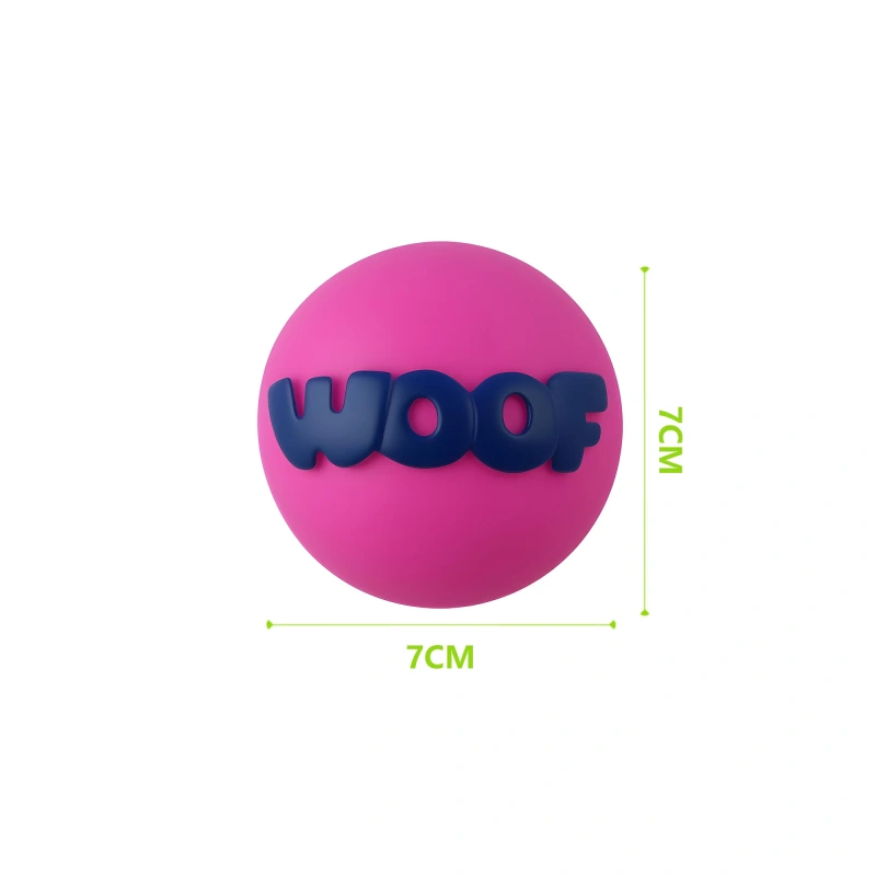 Nunbellpets Eco-Friendly Dog Chew Toy Durable Tough Rubber Squeaky Sounding Interactive Aggressive Chewers Teeth Cleaning Play