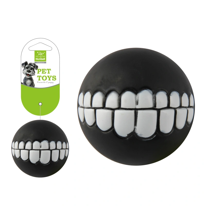 Nunbellpets Best-Selling Squeaky Chicken Interactive Dog Chew Fetch Ball Made Durable Silicone Eco-Friendly Teeth Print for