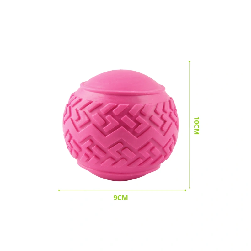 Nunbellpets Eco-friendly Interactive TPR Dog Chew Toy-Popular Chewable Pet Ball for Clean Teeth Bite Resistant Play Indoor