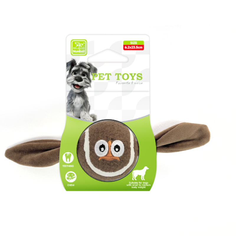 Dog chewable toy ball