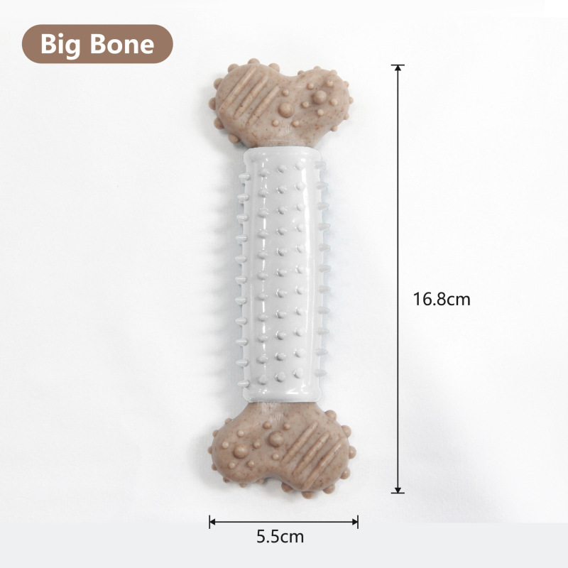 High Cost-effective Wood Plastic TPR Material Bite Resistant Dog Chew Toy