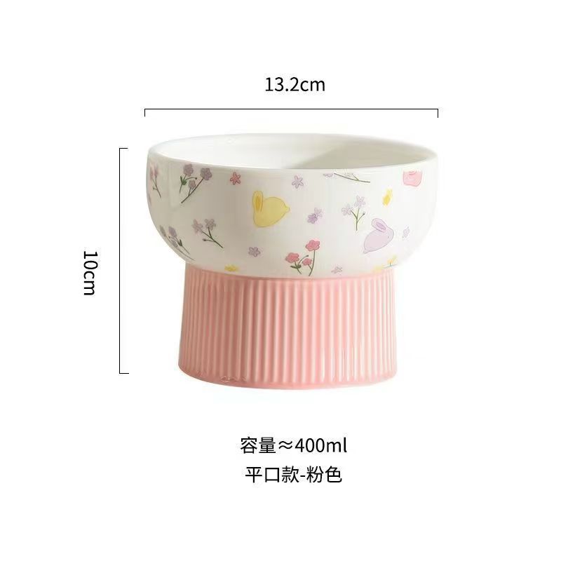 Cat Bowl Elevated Elevated Food Stable and Protects