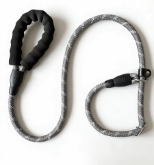 Dog Leash Nylon Reflective Running Leashes Rope Collar 2 In 1 Adjustable Collar