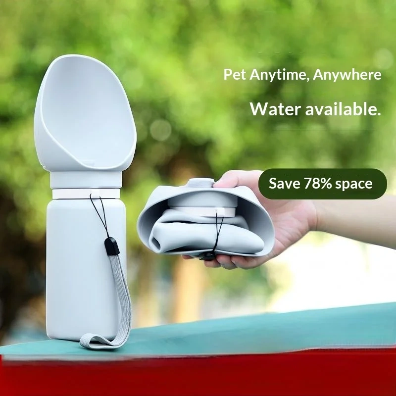 Pet Supplies For Dogs Portable Outdoor Travel Foldable Water Bottle Dog Walking Water Dispenser