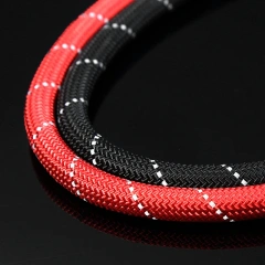 Dog Leash Nylon Reflective Running Leashes Rope Collar 2 In 1 Adjustable Collar Small Meidum Large Pet Harness Leash Dog Collars