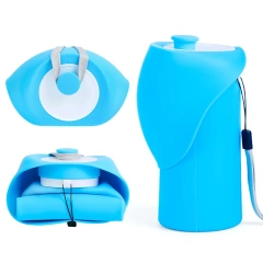Pet Supplies For Dogs Portable Outdoor Travel Foldable Water Bottle Dog Walking Water Dispenser