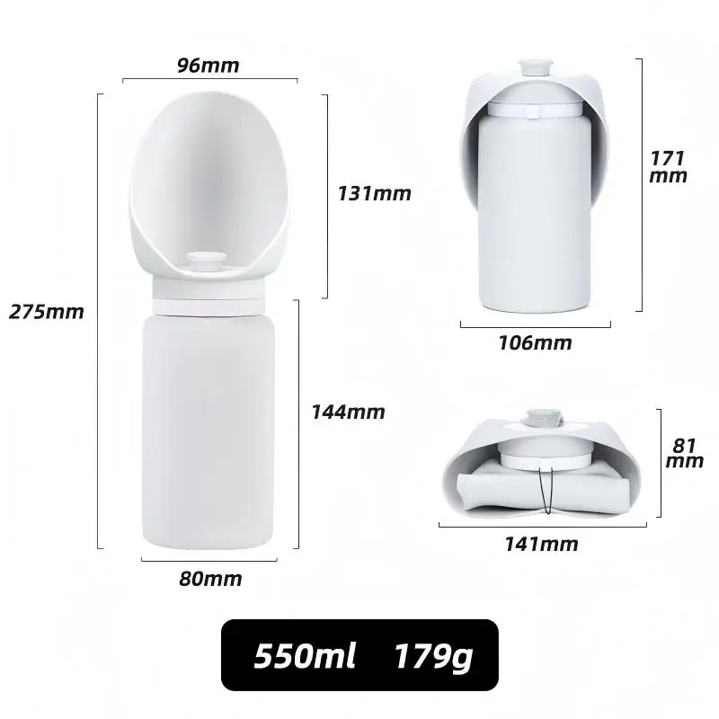 Pet Supplies For Dogs Portable Outdoor Travel Foldable Water Bottle Dog Walking Water Dispenser