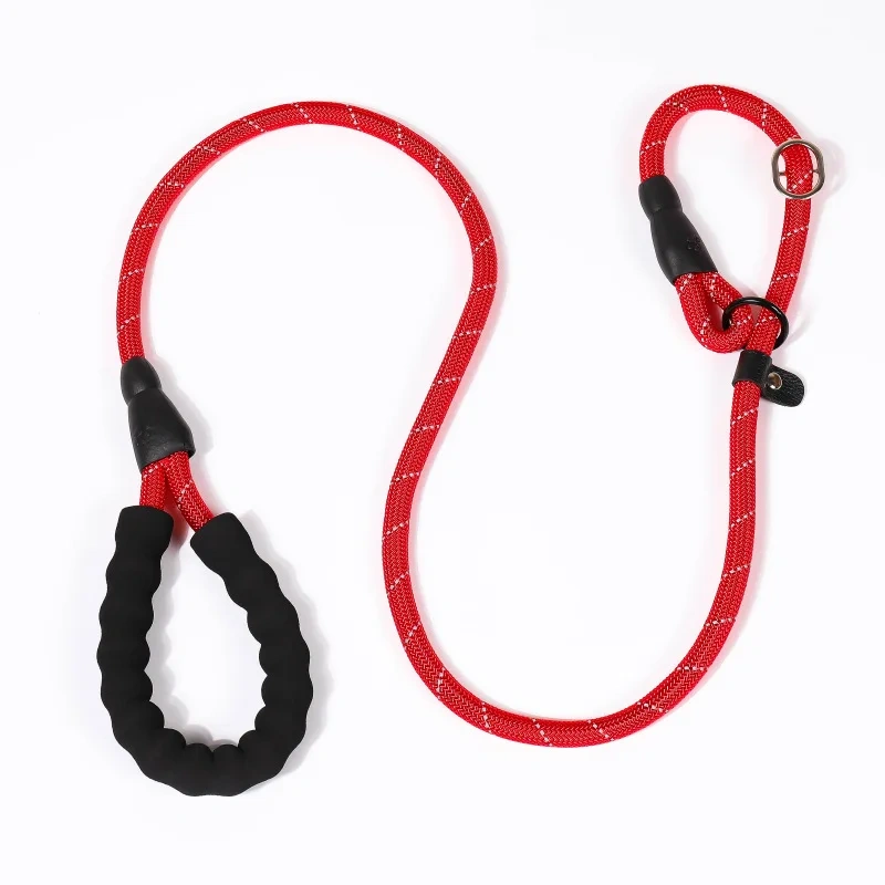 Dog Leash Nylon Reflective Running Leashes Rope Collar 2 In 1 Adjustable Collar Small Meidum Large Pet Harness Leash Dog Collars