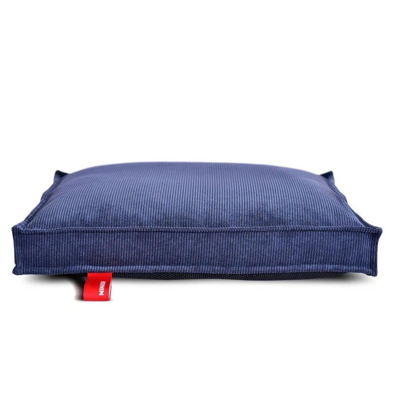 Factory Direct Sale Pet Supplies Detachable Washable Corduroy Dog Bed Pet Mat Soft Short Plush for Spring Autumn Solid Pattern