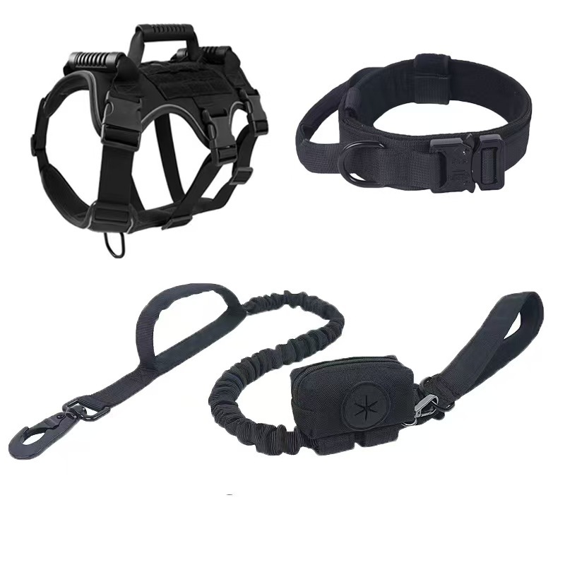 Heavy-Duty Dog Tactical Harness - Comfortable Chest Strap
