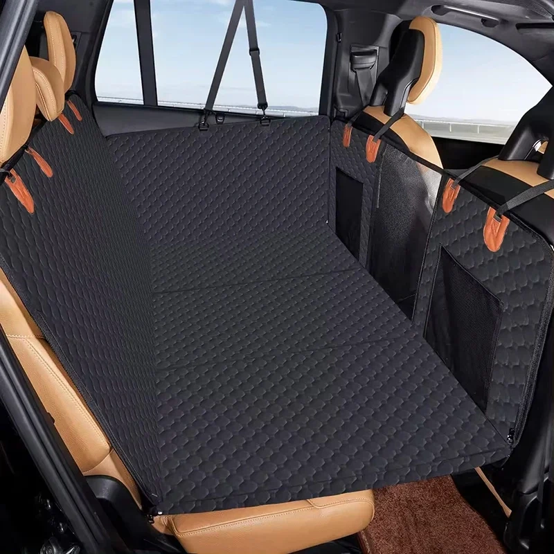 Extended Dog Car Seat Cover, Car Bed, Pet Rear Seat Cover, Car, SUV, Truck, Anti-dirty, Waterproof and Non-slip Pet Pad