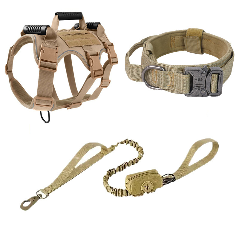 Heavy-Duty Dog Tactical Harness - Comfortable Chest Strap