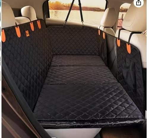 Waterproof Dog Car Seat Cover with 500lbs Support, Non-Slip Design for SUV and Truck Back Seats