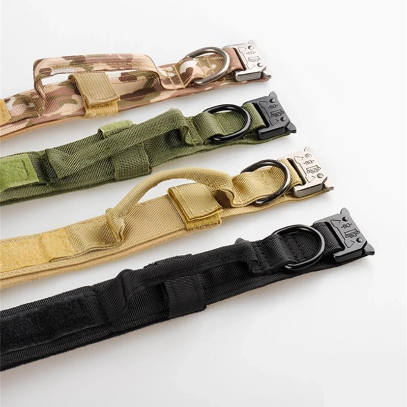 Outdoor Style Heavy Duty Collar for Large Aggressive Dogs  Abrasion-Resistant Cut Proof Durable Outdoor Gear