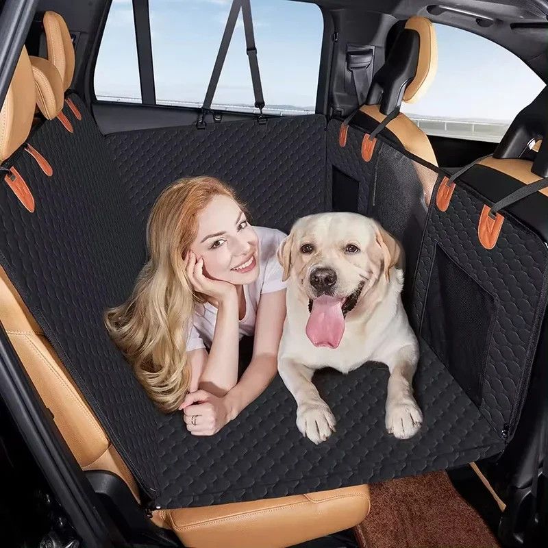 Extended Dog Car Seat Cover, Car Bed, Pet Rear Seat Cover, Car, SUV, Truck, Anti-dirty, Waterproof and Non-slip Pet Pad