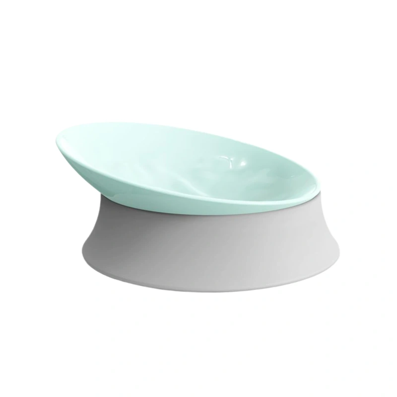 Tilted Neck Protection Cat Bowl For Healthy Eating Easy To Clean Smooth And Easy To Clean Cat Tray