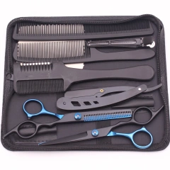 Hair Scissors JP Stainless Hairdressing Scissors 6" Haircut Set Thinning Shears Barber Shop Haircut Scissors Razor Combs C1001