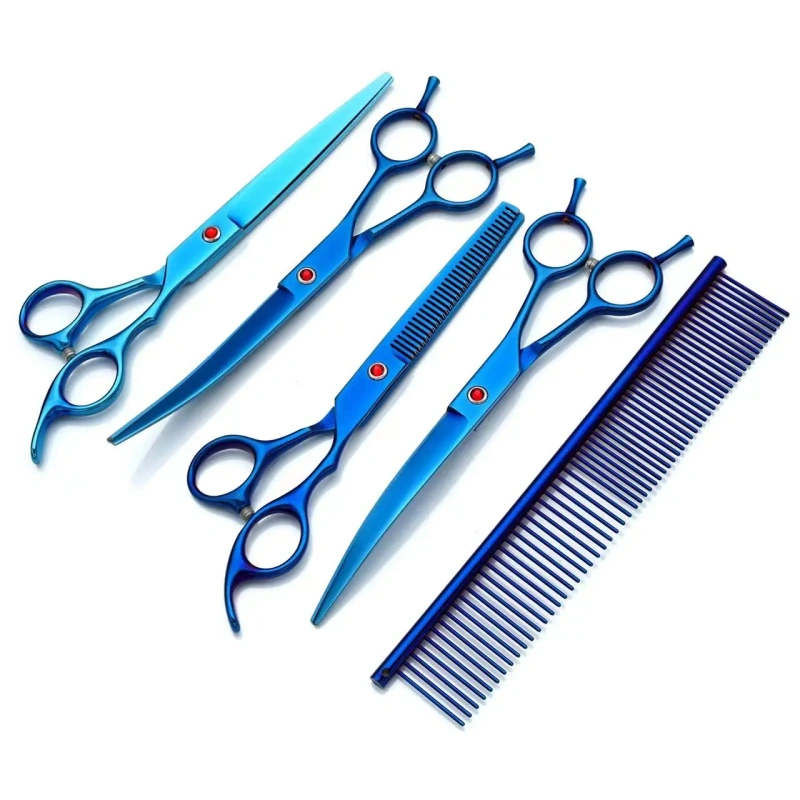 IC-70A 7 Inch Various Colors Grooming Scissors for Dogs Pet Beauty Scissor Set Stylist Scissor Kit