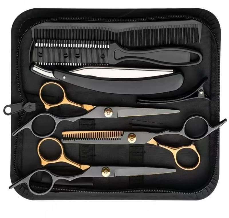 Hair Scissors JP Stainless Hairdressing Scissors 6" Haircut Set Thinning Shears Barber