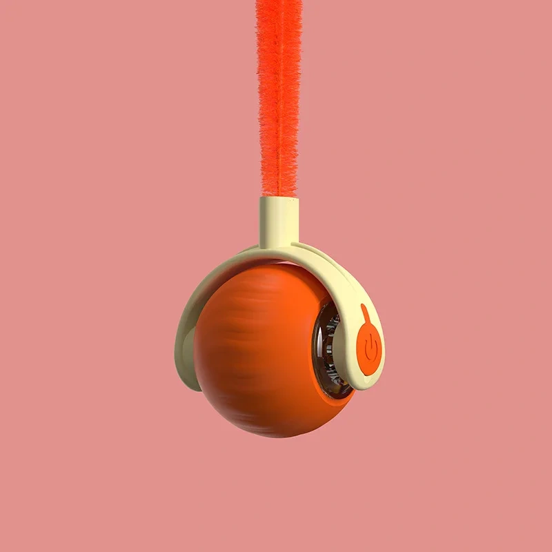 New Cat Interactive Ball Toys Bite Resistant Automatic Cat Teasing Ball Rolling Ball Smart Pet Electric Toy Dog Cat Training