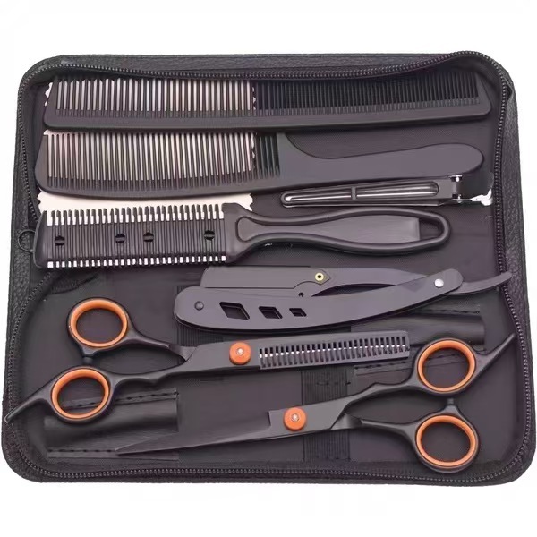 Hair Scissors JP Stainless Hairdressing Scissors 6" Haircut Set Thinning Shears Barber